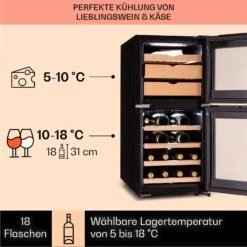 El Dorado 89 Käse & Weinkühlschrank 2 Zonen Touch 89L LED -Haushaltsgeräte 10041310 de 0004 logo