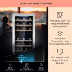 Vinamour 33 Duo Weinkühlschrank 2 Zonen 89 L / 33 Flaschen 5-18°C Touch 11 Vinamour 33 Duo Weinkühlschrank 2 Zonen 89 L / 33 Flaschen 5-18°C Touch -Haushaltsgeräte 10041311 de 0004 logo