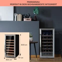Vinamour 38 Uno Weinkühlschrank -Haushaltsgeräte 10041312 de 0006 logo