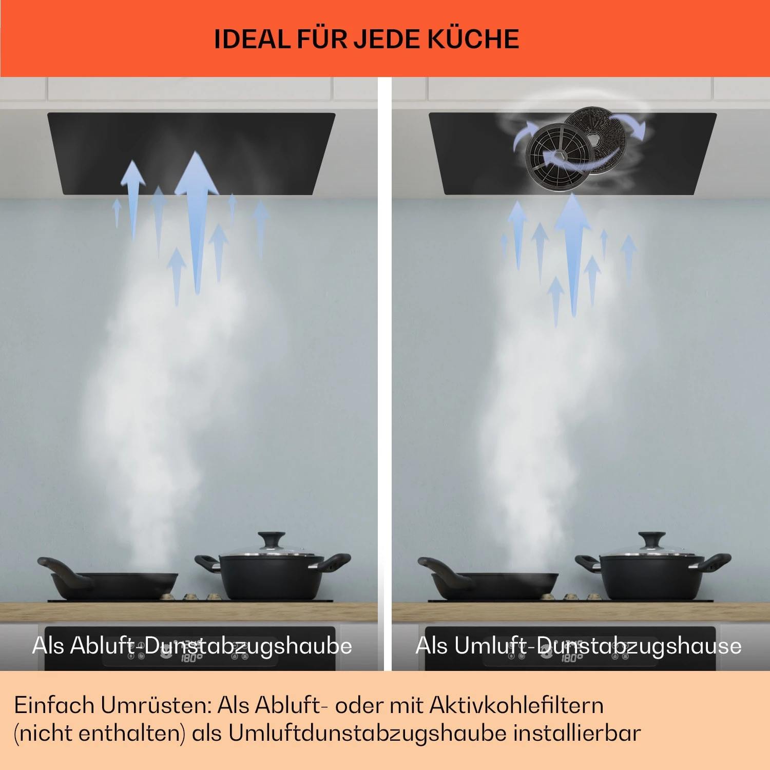 Camila Dunstabzugshaube Einbau 70 Cm 397 M³/h LED Touch Edelstahl 7 Camila Dunstabzugshaube Einbau 70 Cm 397 M³/h LED Touch Edelstahl – Bild 7