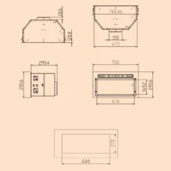 Camila Dunstabzugshaube Einbau 70 Cm 397 M³/h LED Touch Edelstahl 16 Camila Dunstabzugshaube Einbau 70 Cm 397 M³/h LED Touch Edelstahl -Haushaltsgeräte 10041346 yy 0011 dimensions