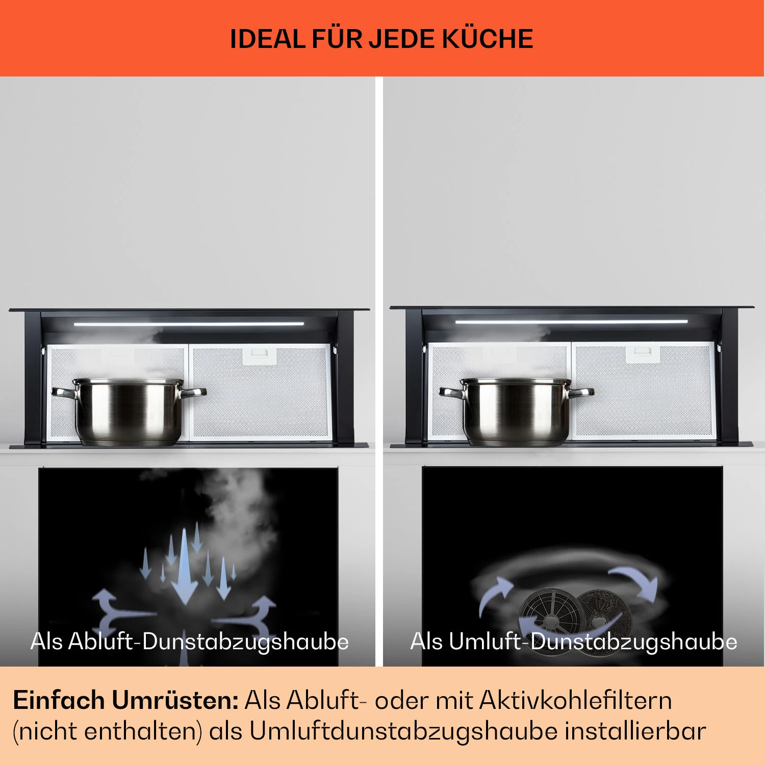 Royal Flush Eco Dunstabzugshaube 90 Cm 576 M³/h A+ 7 Royal Flush Eco Dunstabzugshaube 90 Cm 576 M³/h A+ – Bild 7