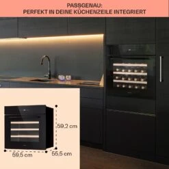 Vinsider 30 Built-In Uno Einbau-Weinkühlschrank 30 Flaschen 77 Ltr Edelstahl 14 Vinsider 30 Built-In Uno Einbau-Weinkühlschrank 30 Flaschen 77 Ltr Edelstahl -Haushaltsgeräte 10041357 de 0006 usp