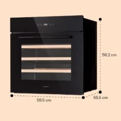 Vinsider 30 Built-In Uno Einbau-Weinkühlschrank 30 Flaschen 77 Ltr Edelstahl 16 Vinsider 30 Built-In Uno Einbau-Weinkühlschrank 30 Flaschen 77 Ltr Edelstahl -Haushaltsgeräte 10041357 yy 0008 dimensions