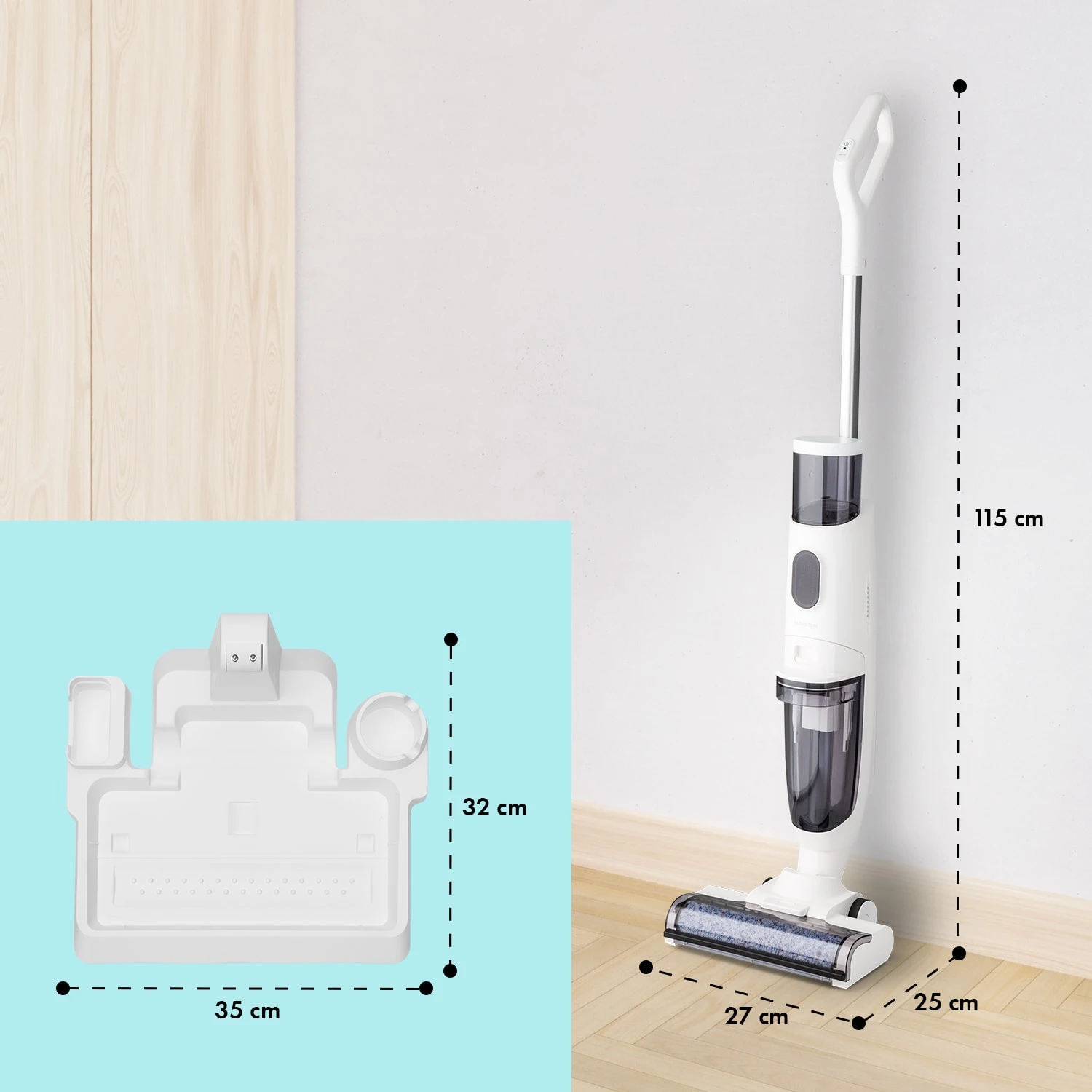 Caswell Nass-/Trockensauger Kabellos Akkubetrieben LED-Display 8 Caswell Nass-/Trockensauger Kabellos Akkubetrieben LED-Display – Bild 8