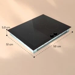 Magnichef 4 Flex Einbaukochfeld Induktion 4 Zonen / Flexzone 7000W Glaskeramik 17 Magnichef 4 Flex Einbaukochfeld Induktion 4 Zonen / Flexzone 7000W Glaskeramik -Haushaltsgeräte 10041381 yy 0011 dimensions