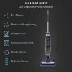 Caswell Plus Nass-/Trockensauger Kabellos Akkubetrieben LED-Display -Haushaltsgeräte 10041383 de 0005 usp