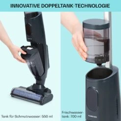 Caswell Plus Nass-/Trockensauger Kabellos Akkubetrieben LED-Display -Haushaltsgeräte 10041383 de 0007 usp