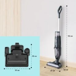 Caswell Plus Nass-/Trockensauger Kabellos Akkubetrieben LED-Display -Haushaltsgeräte 10041383 yy 0008 usp