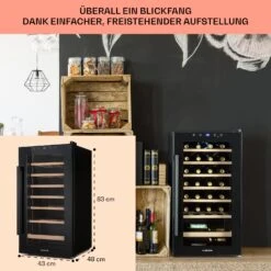 Barossa 29 Uno Weinkühlschrank 1 Zone 88 Ltr / 28 Fl Touch-Display -Haushaltsgeräte 10041397 de 0006 usp