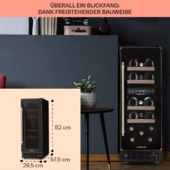 Vinovilla 17 Built-in Duo Vilhelmine Edition Weinkühlschrank 17 Fl. -Haushaltsgeräte 10041821 de 0006 usp
