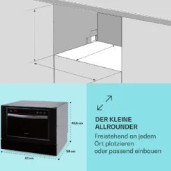 Havasia UV 8 Neo Tischgeschirrspüler UV-Licht Freistehend / Einbau 1380W 12 Havasia UV 8 Neo Tischgeschirrspüler UV-Licht Freistehend / Einbau 1380W -Haushaltsgeräte 10041830 de 0005 usp