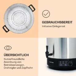 Abbey 25 Einkochautomat Getränkespender 25L 100°C 180min Edelstahl 13 Abbey 25 Einkochautomat Getränkespender 25L 100°C 180min Edelstahl -Haushaltsgeräte 10041838 de 0006 logo