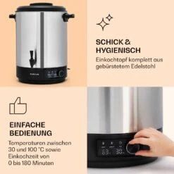 Abbey 40 Einkochautomat Getränkespender 40L 100°C 180min Edelstahl 11 Abbey 40 Einkochautomat Getränkespender 40L 100°C 180min Edelstahl -Haushaltsgeräte 10041839 de 0004 logo