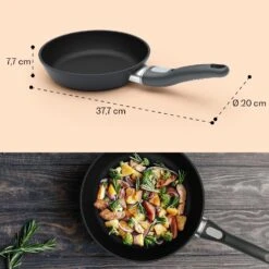 Noto Endurance Bratpfanne Ø20 Cm Geschmiedetes Aluminium Abnehmbarer Griff 17 Noto Endurance Bratpfanne Ø20 Cm Geschmiedetes Aluminium Abnehmbarer Griff -Haushaltsgeräte 10045001 yy 0009 dimensions