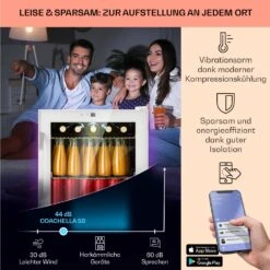 Coachella 50 Weinkühlschrank 47 Liter WiFi-Funktion Hintergrundbeleuchtung Edelstahl 10 Coachella 50 Weinkühlschrank 47 Liter WiFi-Funktion Hintergrundbeleuchtung Edelstahl -Haushaltsgeräte 10045041 de 0003 usp