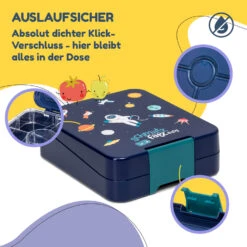 Klarstein Schmatzfatz Easy Snackbox 4 Fächer 18 X 15 X 5 Cm (BxHxT) -Haushaltsgeräte 10045069 de 0003 usp