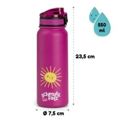 Wakaba Thermosflasche 550 Ml Edelstahl Tritan BPA-frei -Haushaltsgeräte 10045264 yy 0011 dimensions