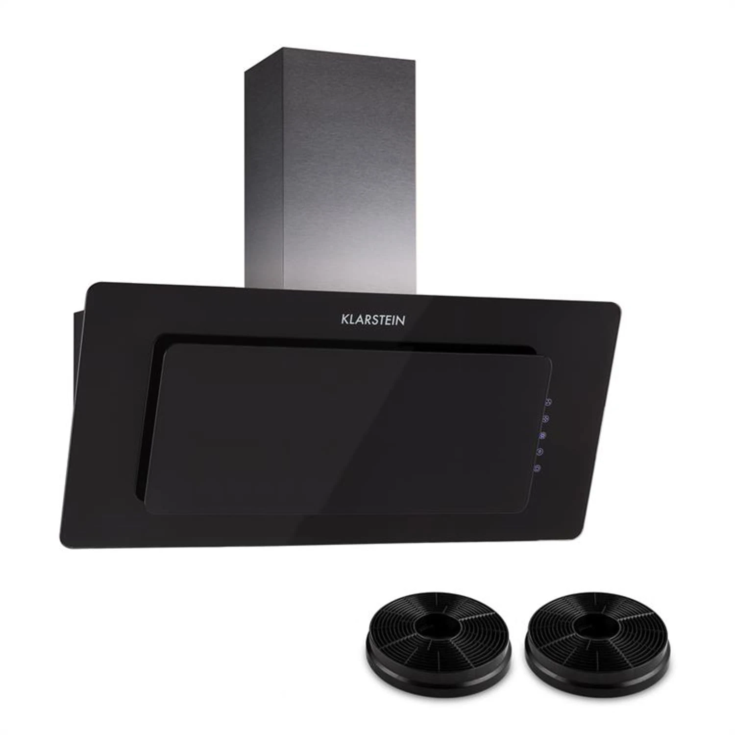 Lorea 90 Dunstabzugshaube Inklusive 2 X Aktivkohlefilter Schwarz