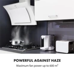 Sabia 90 Dunstabzugshaube | 90cm | 600 M³/h | Energieeffizienzklasse A | Inklusive 2 X Aktivkohlefilter 18 Sabia 90 Dunstabzugshaube | 90cm | 600 M³/h | Energieeffizienzklasse A | Inklusive 2 X Aktivkohlefilter -Haushaltsgeräte 60002219 yy 0008 logo Klarstein Sabia 90 Dunstabzugshaube weiss