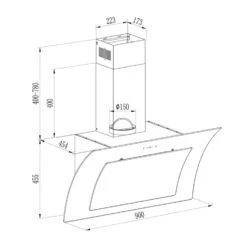 Sabia 90 Dunstabzugshaube | 90cm | 600 M³/h | Energieeffizienzklasse A | Inklusive 2 X Aktivkohlefilter 19 Sabia 90 Dunstabzugshaube | 90cm | 600 M³/h | Energieeffizienzklasse A | Inklusive 2 X Aktivkohlefilter -Haushaltsgeräte 60002219 yy 0009 logo Klarstein Sabia 90 Dunstabzugshaube weiss