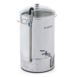 Mundschenk + Eintauchkühler Bierbrauanlage 2500W 30l 304 Edelstahl -Haushaltsgeräte 60002275 yy 0004 front Klarstein Mundschenk Maischekessel Bierbrauanlage