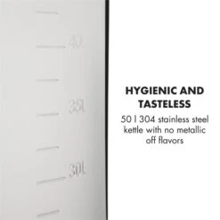 Mundschenk XXL + Eintauchkühler Bierbrauanlage 3000W 50l 304 Edelstahl -Haushaltsgeräte 60002276 yy 0005 logo Klarstein Mundschenk XXL Maischekessel Edelstahl