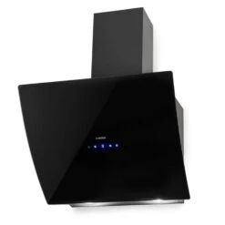 Annabelle 60 Dunstabzugshaube Umluftset 595 M³/h Touch-Armatur Schwarz -Haushaltsgeräte 60002315 yy 0009 front Klarstein Annabelle 60 Dunstabzugshaube schwarz