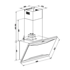 Masur Dunstabzugshaube Umluftset Tafelfront 650 M³/h Edelstahl -Haushaltsgeräte 60002316 yy 0009 logo