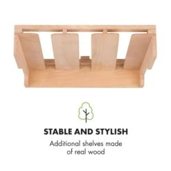 Barossa 77 Duo Weinkühlschrank-Set 2 Zonen 191L/77Fl. Weinglasregal -Haushaltsgeräte 60002418 yy 0011 logo Klarstein Barossa 77D Weinglas Regal