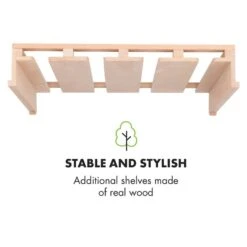 Barossa 102 Duo Weinkühlschrank-Set 2 Zonen 102 Fl. Weinglasregal -Haushaltsgeräte 60002419 yy 0011 logo Klarstein Barossa 102D Weinglas Regal Echtholz