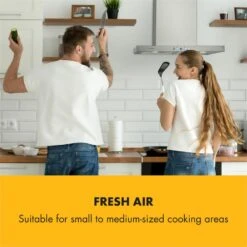 Klarstein Kalahari Limelight Einbau-Set Backofen + Abzugshaube 68Ltr 600 M³/h Schwarz Edelstahl -Haushaltsgeräte 60002587 yy 0009 logo Klarstein Limelight Dunstabzugshaube 60cm silber