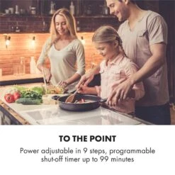 Gusteau Delicatessa Einbau-Ofen-Set Induktion 7000W 64Ltr Weiß Edelstahl -Haushaltsgeräte 60002590 yy 0008 logo Klarstein Delicatessa 60 Induktionskochfeld weiss