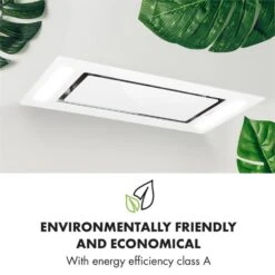 Gusteau Remy Einbau-Set Backofen + Einbau-Haube 2950W Weiß Edelstahl -Haushaltsgeräte 60002591 yy 0008 logo Klarstein Remy Deckenhaube 90 cm weiss