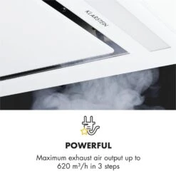 Gusteau Remy Einbau-Set Backofen + Einbau-Haube 2950W Weiß Edelstahl -Haushaltsgeräte 60002591 yy 0009 logo Klarstein Remy Deckenhaube 90 cm weiss