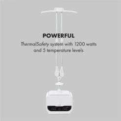 ShirtButler Pro Automatisches Trocknersystem Hemd / Hose / Schuhe 1200W 2-in-1 70°C Timer Weiß -Haushaltsgeräte 60002670 yy 0008 logo Klarstein ShirtButler Pro Trocknersystem weiss