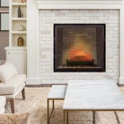 Studio Frame Kamingehäuse + Kamini Kamineinsatz MDF Klassisches Design -Haushaltsgeräte 60002705 yy 0007 logo Klarstein Lausanne Frame Gehaeuse Kamini FX