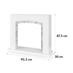 Studio Frame II Kamingehäuse + Kamini Kamineinsatz MDF Klassisches Design 14 Studio Frame II Kamingehäuse + Kamini Kamineinsatz MDF Klassisches Design -Haushaltsgeräte 60002711 yy 0006 logo Klarstein Studio Frame II Gehaeuse Kamini FX