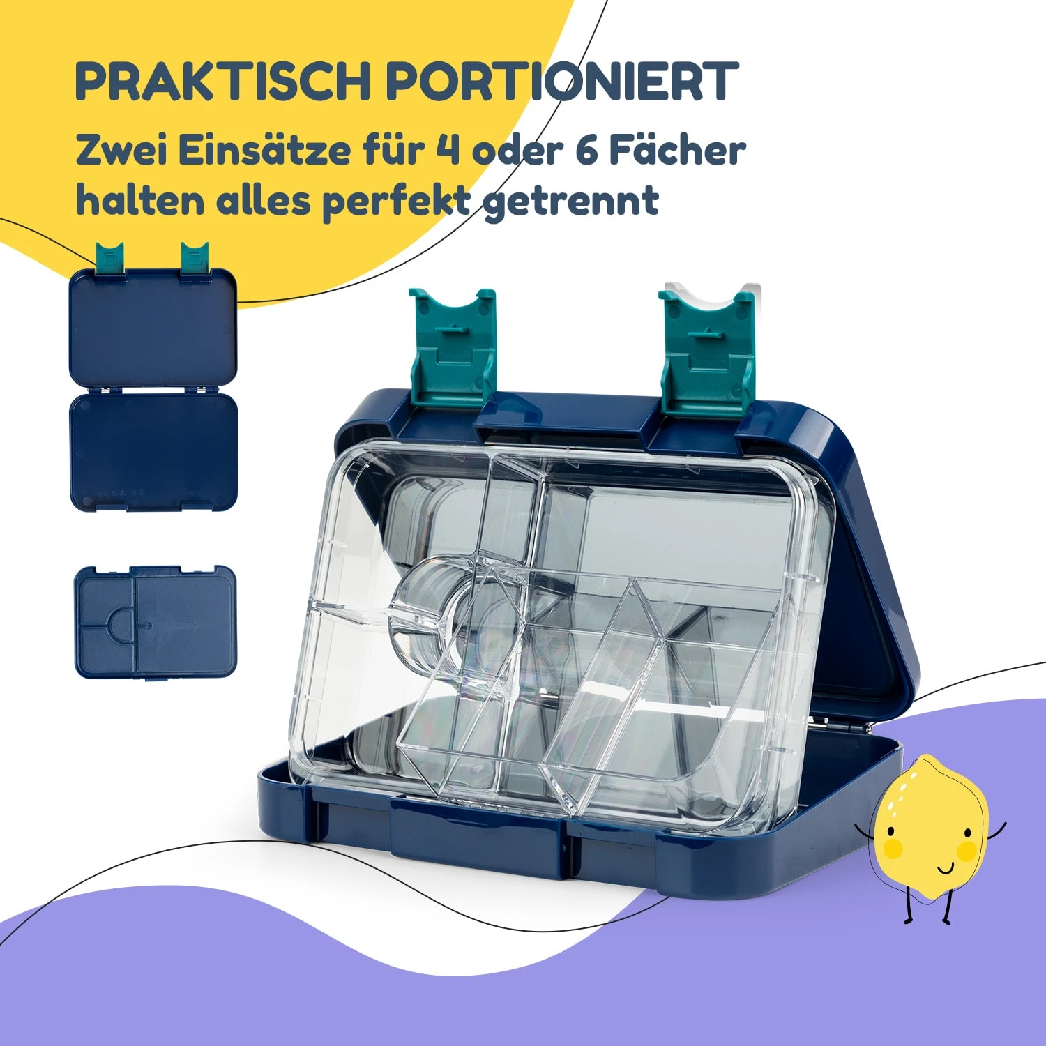 Schmatzfatz Frühstücksset Lunchbox & Trinkflasche Tritan Dicht BPA-frei 4 Schmatzfatz Frühstücksset Lunchbox & Trinkflasche Tritan Dicht BPA-frei – Bild 4